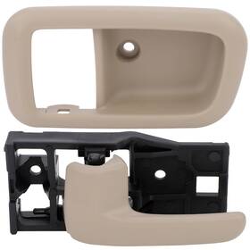 13251016 Qualitiparts Rear Left Inside Door Handle And Bezel For Toyota Tundra 2000 2001 2002 2003-2006