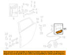 8k0839019a7pe Quattro-interior Door Audi Handle A4 Left 09-13 Oem