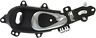 Repc462156 Unbranded Front Driver Black Chrome Interior Door Handle For Chrysler