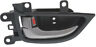 Reph491344 Unbranded Rear Driver Side Black Gray Interior Door Handle For