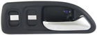 Rephd462155 Unbranded Front Passenger Side Blue Chrome Interior Door Handle For