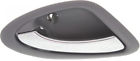 Rephd462334 Replacement Brand Front Driver Side Gray Chrome Interior Door Handle
