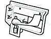 Alr6861 Rover Door 95-98 P38 Interior Handle Drivers Rear Black Range