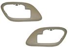Rp1-18847 Unbranded Tan Door Handle Bezels Pair Fits Chevy Gmc Truck