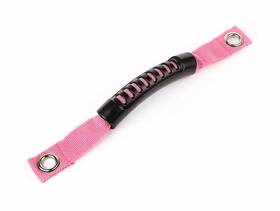 13305.16 Rugged Ridge Grab Handle A-pillar Mounted Pink 07-18 For Jeep Wrangler Jk