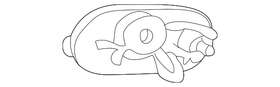 4605952 Saab Genuine Handle Inside