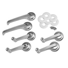 Scott Drake 842110169297 Kit-dh-4s 1965-1967 Coupe /cv Interior Door Handles - Satin