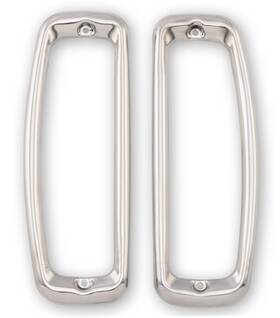 C7tz-99279a6-7s Scott Drake C7tz-99279a6/7s Taillight Bezels Stainless Steel