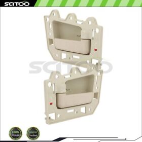 Cb831128s01 Set Of 2 Inside Rear Lh Rh Door Handles For Jeep Grand Cherokee 2005-2010 Beige