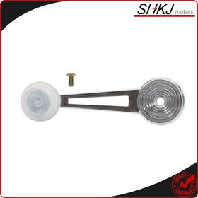 Sh124939k01 Shkj-motors Door Handle For 1984-1989 Ford E-150 Econoline Front Right/left Interior Chrome