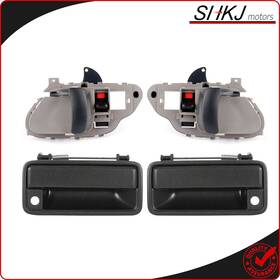 Sh823515k01 Shkj-motors 4pcs Door Handle Inside And Outside Kit For Chevy Gmc Pickup Truck Suv