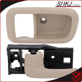 Sh829651k01 Shkj-motors Interior Inside Rear Left Side Door Handle W Bezel For Toyota Tundra 2000-2006
