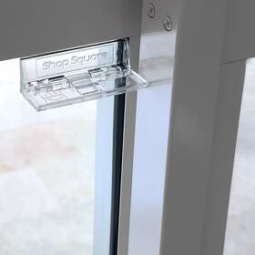 Shop Square 810160881025 Sliding Glass Door Lock For Home Safety - Patio 1 Pack Black