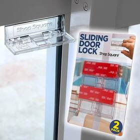 Shop Square 850052294625 Sliding Door Lock For Home Safety - 2 Pack Window Locks