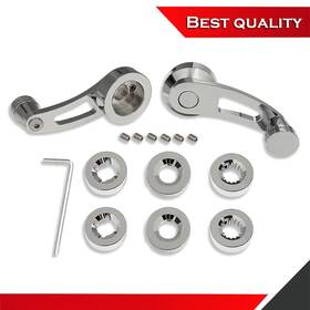 Sv27574 Shopvertex Universal Window Crank Handles Set 3 Inch Suits Chevy Ford Mopar Chevelle Hot Rod