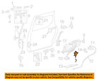 6920708020e1 Side Oem 04-10 Door-handle Toyota Loading Sienna