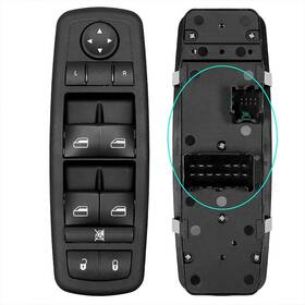 Ws001 Skceida Master Power Window Control Switch For 2013 2014 2015 2016 Dodge Dart Black