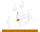 6920606020a0 Solara-interior Handle Door Left Oem Toyota 99-03