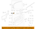 W713617s439 Speaker Retainer Oem-rear Ford Door Clip