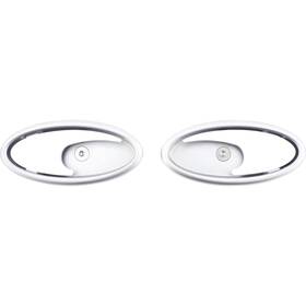 9102982 Speedway Motors Interior Door Handles Swish Design Brushed Aluminum