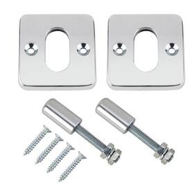 91031201 Speedway Motors Square Design Door Latch Release Knobs