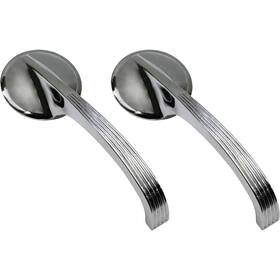 91606036 Speedway Motors Interior Door Handles Pair Fits 1949-1964 Chevy Car