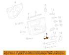 89038778 Srx Gm Door-pull Left 04-05 Oem Front Handle Cadillac