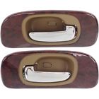 Tbtset-pch491305 Trustbuilt New Door Handles Set Of Rear Driver Passenger Side
