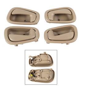 Ce06386-4 Tembor 4pcs Beige Inside Inner Interior Door Handle For 1998-2002 Toyota Corolla Prizm