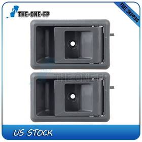 Th80224901f The-one-fp 2pcs Door Handles For 95-00 Toyota Pickup 4runner Gray Interior Rear Right Side