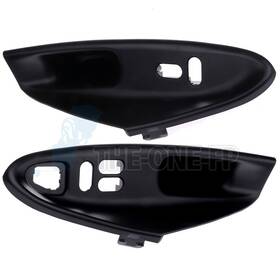 Th81234201f The-one-fp Front Inside Door Pull Handles Left Right Side 2pcs For 94-00 Ford Mustang Black