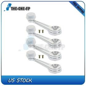 Th82559301f The-one-fp For Ford Bronco Van Pickup Truck Window Crank Handle Chrome With Black Knob 4x