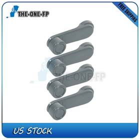 Th82560101f The-one-fp 4pcs Window Crank Handle Gray Left Right Side For Nissan Hardbody Pickup 85-93