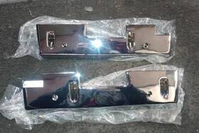In3228z The Parts Place Inc. 1965 - 1967 Impala Caprice Chrome Arm Rest Armrest Bases Front Pair 14 Inch New