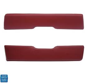 In5015z-rd The Parts Place Inc. 65-67 Impala Cutlass 442 Catalina Front Arm Rest Armrest Pads Red 13 3/4 Inch New