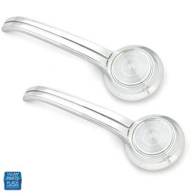 In5026z The Parts Place Inc. 1965-1967 Gm Cars Inside Door Handle Rh And Lh Pair - New