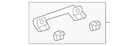 74610-0e090-b0 Toyota Genuine Grip Handle