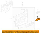 25894591 Trailblazer 05-09 Bezel Door-handle Chevrolet Front Gm Oem