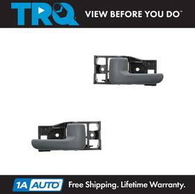 Dha30211 Trq Gray Rear Interior Inside Door Handle Pair Set For 00-06 Tundra Access Cab