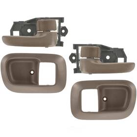 Dha41585 Trq Interior Door Handle-and Bezel Kit Pair Fits 1998 Toyota Sienna