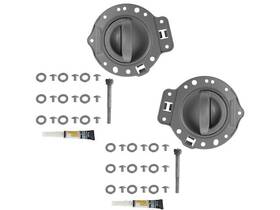 Sr88t7 Trq Left And Right Interior Door Handle Set For 06-10 Jeep Commander