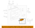 746400c010b2 Tundra Left Front Handle Door-pull Oem Toyota 03-06