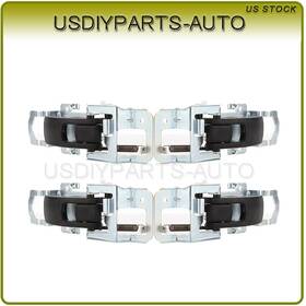Up823546a01 Usdiyparts 4x Fits 05-2009 Chevrolet Equinox Rear Front Right Left Inside Black Door Handle