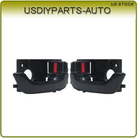 Up823565a01 Usdiyparts 2pcs Fits Kia Optima 2006-2010 Inside Black Front Left Right Side Door Handle