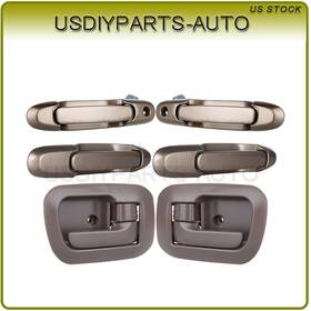 Usd803747y01 Usdiyparts Lh Right For Toyota Sienna 1998-03 Beige Brown 6x Exterior Interior Door Handles