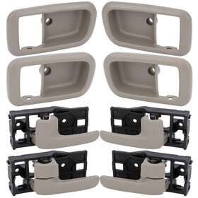 Usd829666y01 Usdiyparts Left Right For Toyota Tundra 2000-2006 Beige 4x Interior Door Handle With Bezel