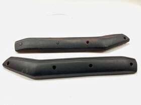 3452 Used-datsun Painted Black Over Red Interior Door Handle Arm Rests Oem For 84-86 300zx Z31