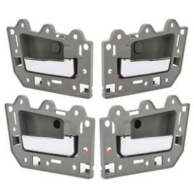 12660825 Valuezone-autoparts Front Rear Left Right Door Handle For Jeep Cherokee Gray And Chrome