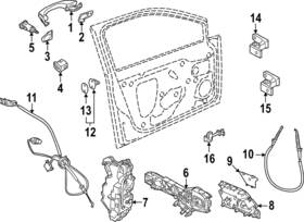 5h1-837-113-a-yvb Volkswagen Genuine Handle Inside