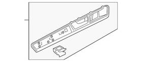 7p6-867-101-ed-oum Volkswagen Genuine Handle Inside